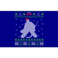 Ice Hockey Goalie And Goaltending Ugly Christmas Gift Bumper Sticker