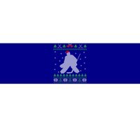 Ice Hockey Goalie And Goaltending Ugly Christmas Gift Bumper Sticker