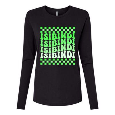 Isibindi House Green Retro Groovy Social Psychology Isibindi Womens Cotton Relaxed Long Sleeve T-Shirt