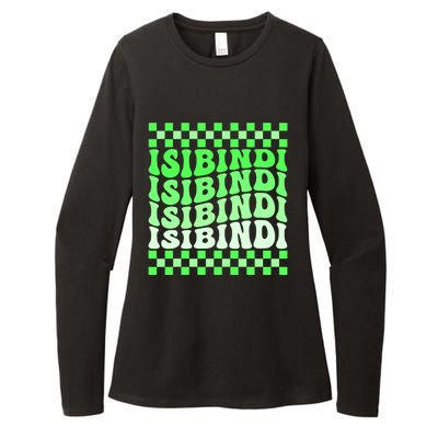 Isibindi House Green Retro Groovy Social Psychology Isibindi Womens CVC Long Sleeve Shirt