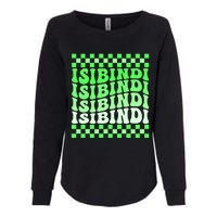 Isibindi House Green Retro Groovy Social Psychology Isibindi Womens California Wash Sweatshirt