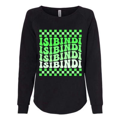 Isibindi House Green Retro Groovy Social Psychology Isibindi Womens California Wash Sweatshirt