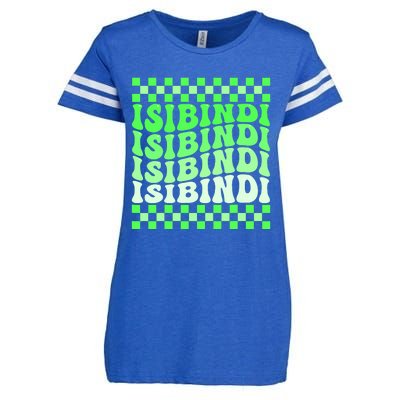 Isibindi House Green Retro Groovy Social Psychology Isibindi Enza Ladies Jersey Football T-Shirt