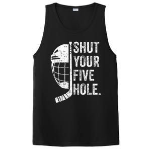 Ice Hockey Goalie Funny Shut Your Five Hole PosiCharge Competitor Tank