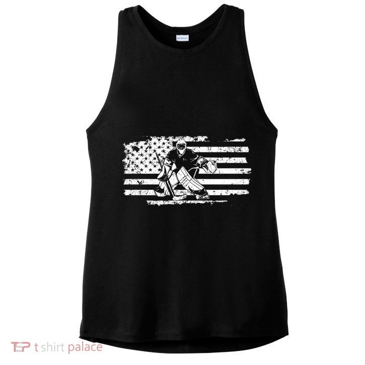 Ice Hockey Goalie Ladies PosiCharge Tri-Blend Wicking Tank
