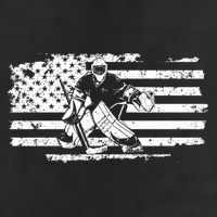 Ice Hockey Goalie 7 Panel Mesh Trucker Snapback Hat