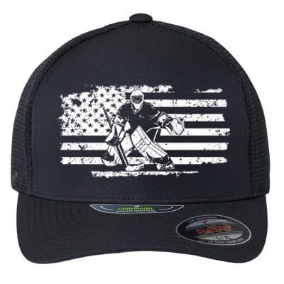 Ice Hockey Goalie Flexfit Unipanel Trucker Cap