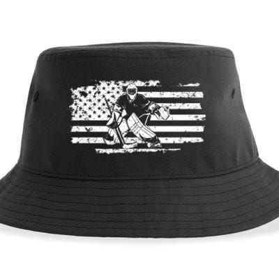 Ice Hockey Goalie Sustainable Bucket Hat