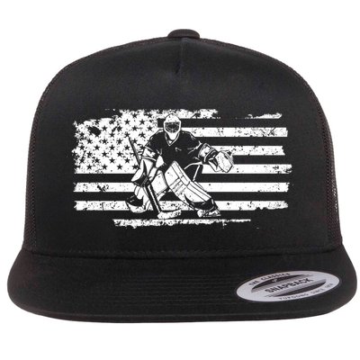 Ice Hockey Goalie Flatbill Hat
