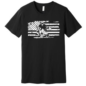 Ice Hockey Goalie Premium T-Shirt