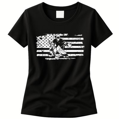 Ice Hockey Goalie Womens T-Shirt