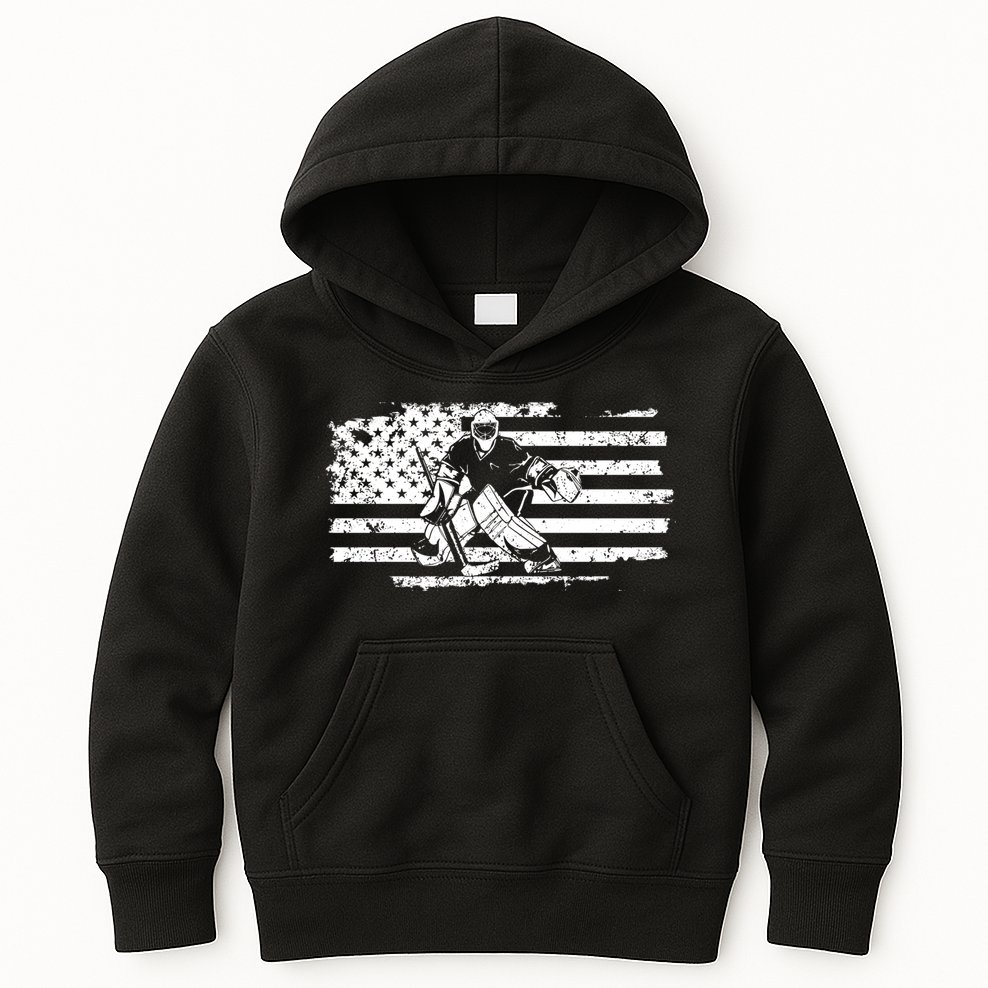 Ice Hockey Goalie Kids Hoodie