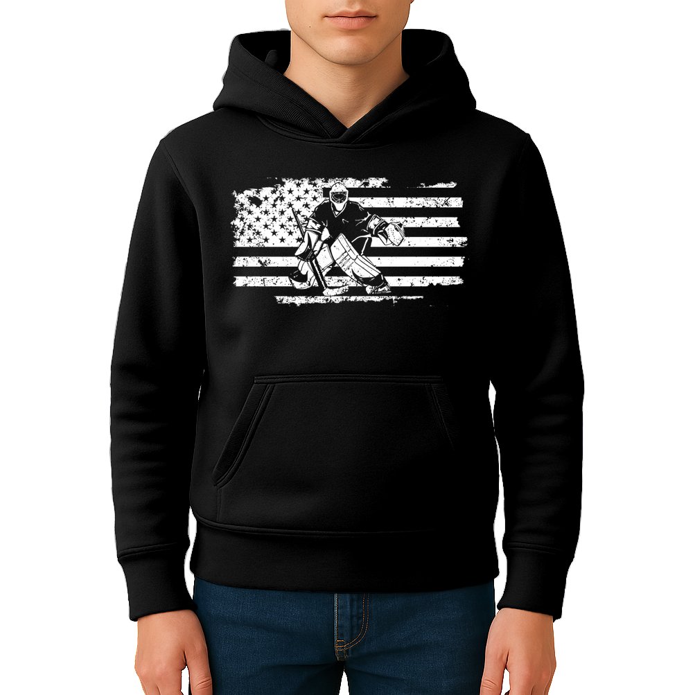 Ice Hockey Goalie Kids Hoodie