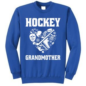 Ice Hockey Grandmother Love Heart Game Day Winter Sports Fun Meaningful Gift Sweatshirt