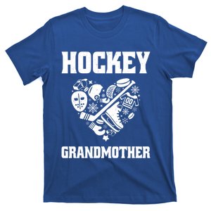 Ice Hockey Grandmother Love Heart Game Day Winter Sports Fun Meaningful Gift T-Shirt