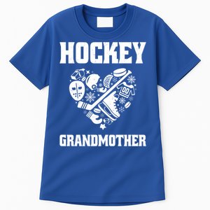 Ice Hockey Grandmother Love Heart Game Day Winter Sports Fun Meaningful Gift Tall T-Shirt