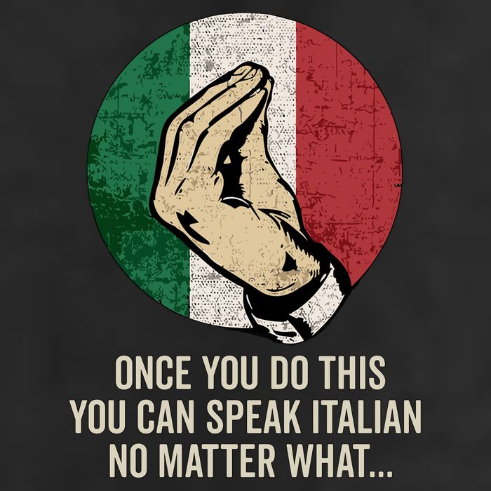 Italian Hand Gesture Italian Flag 11oz C Handle Ceramic Mug