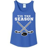 Ice Hockey Game Tis The Season Big Game Of Day Sport Gift Ladies Essential Tank