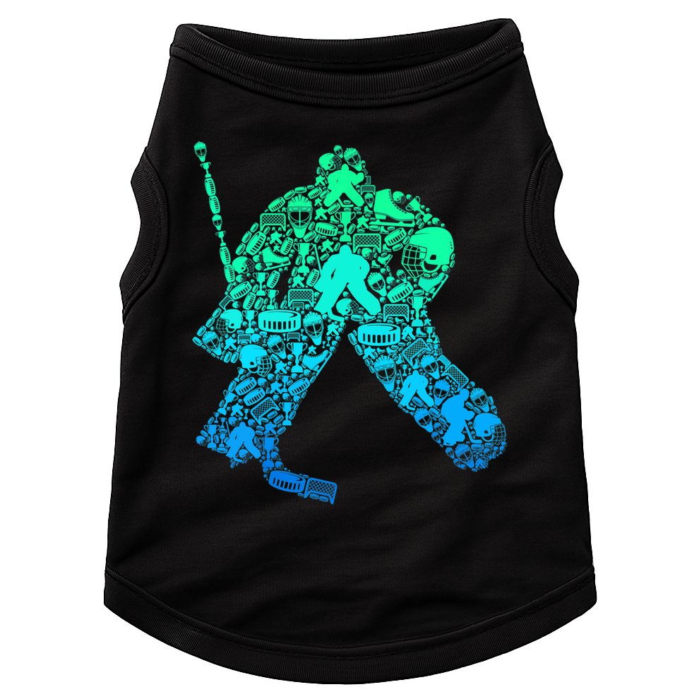 Ice Hockey Goalie Hockey Player Doggie Tank