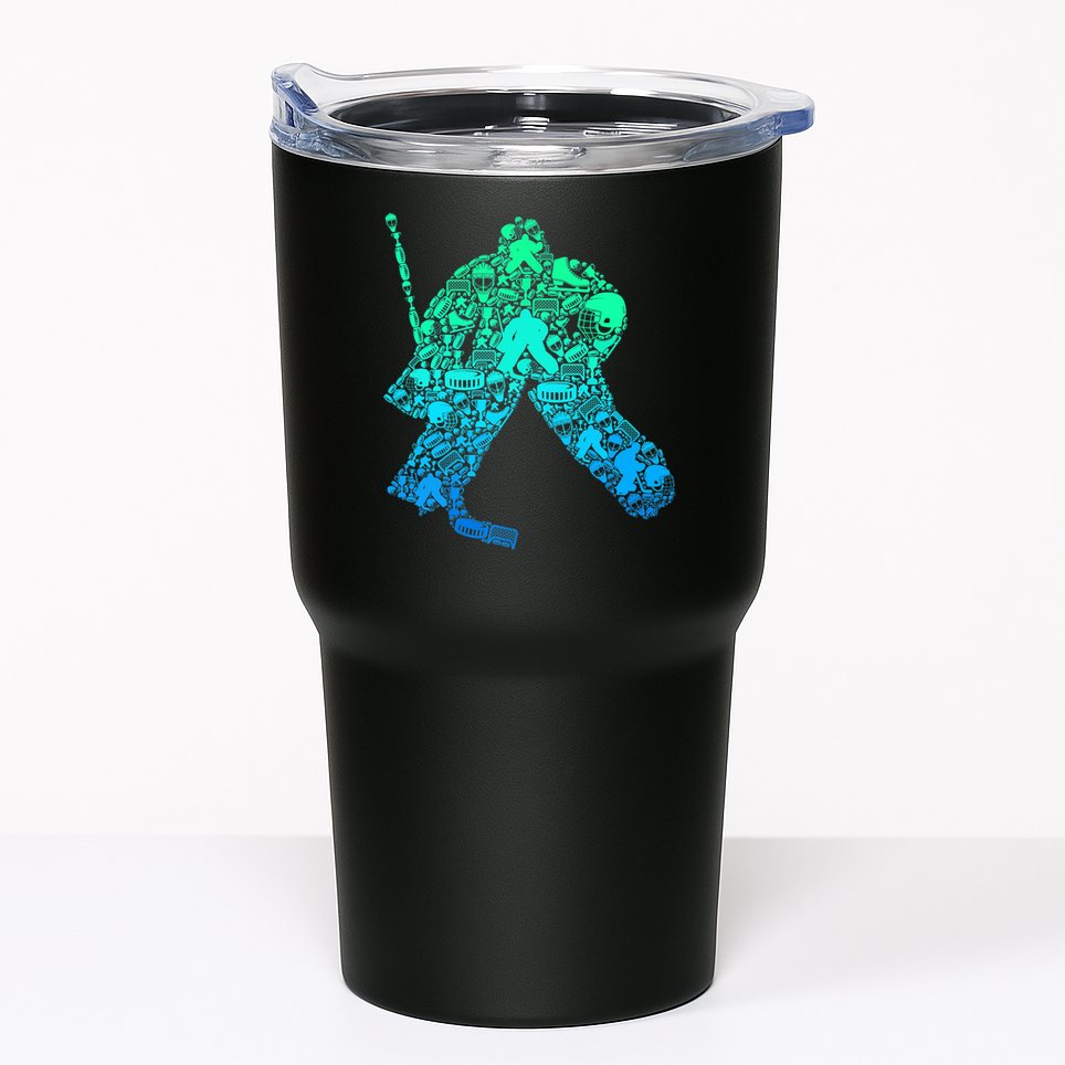 Ice Hockey Goalie Hockey Player Tumbler
