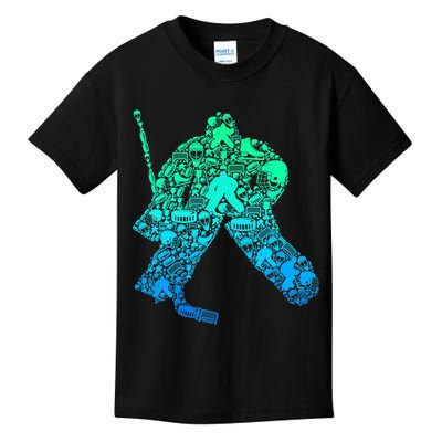Ice Hockey Goalie Hockey Player Kids T-Shirt