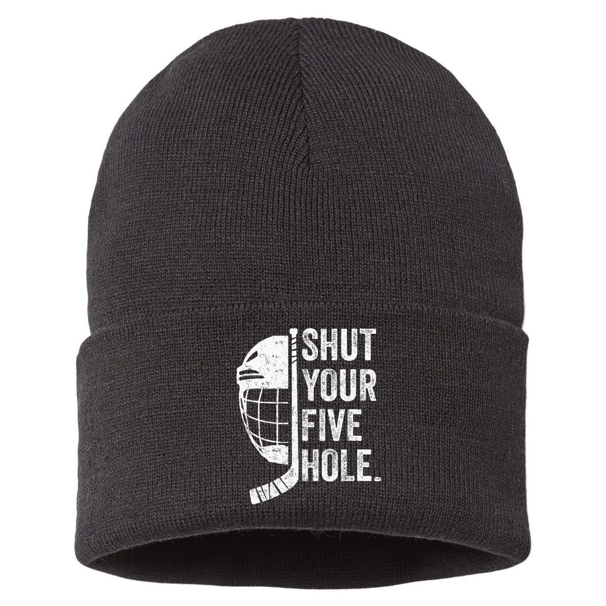Ice Hockey Goalie Sustainable Knit Beanie