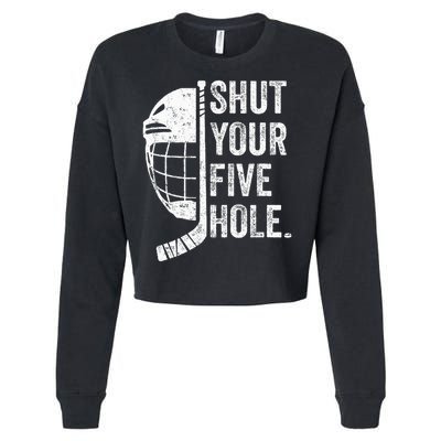 Ice Hockey Goalie Cropped Pullover Crew