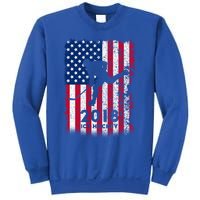 Ice Hockey Gift Usa American Flag 2018 Sweatshirt