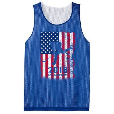 Ice Hockey Gift Usa American Flag 2018 Mesh Reversible Basketball Jersey Tank