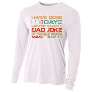 I Have Gone 0 Days Without Making A Dad Joke Cooling Performance Long Sleeve Crew