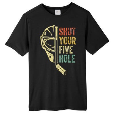 Ice Hockey Goalie Shut Your Five Hole Tall Fusion ChromaSoft Performance T-Shirt