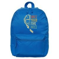 Ice Hockey Goalie Shut Your Five Hole 16 in Basic Backpack