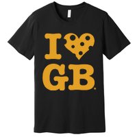 I Heart Gb Green Bay Premium T-Shirt