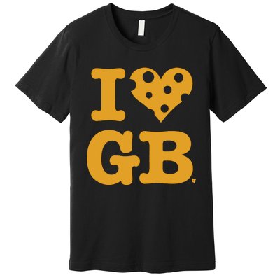 I Heart Gb Green Bay Premium T-Shirt