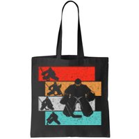 Ice Hockey Goalie Hockey Player Tote Bag