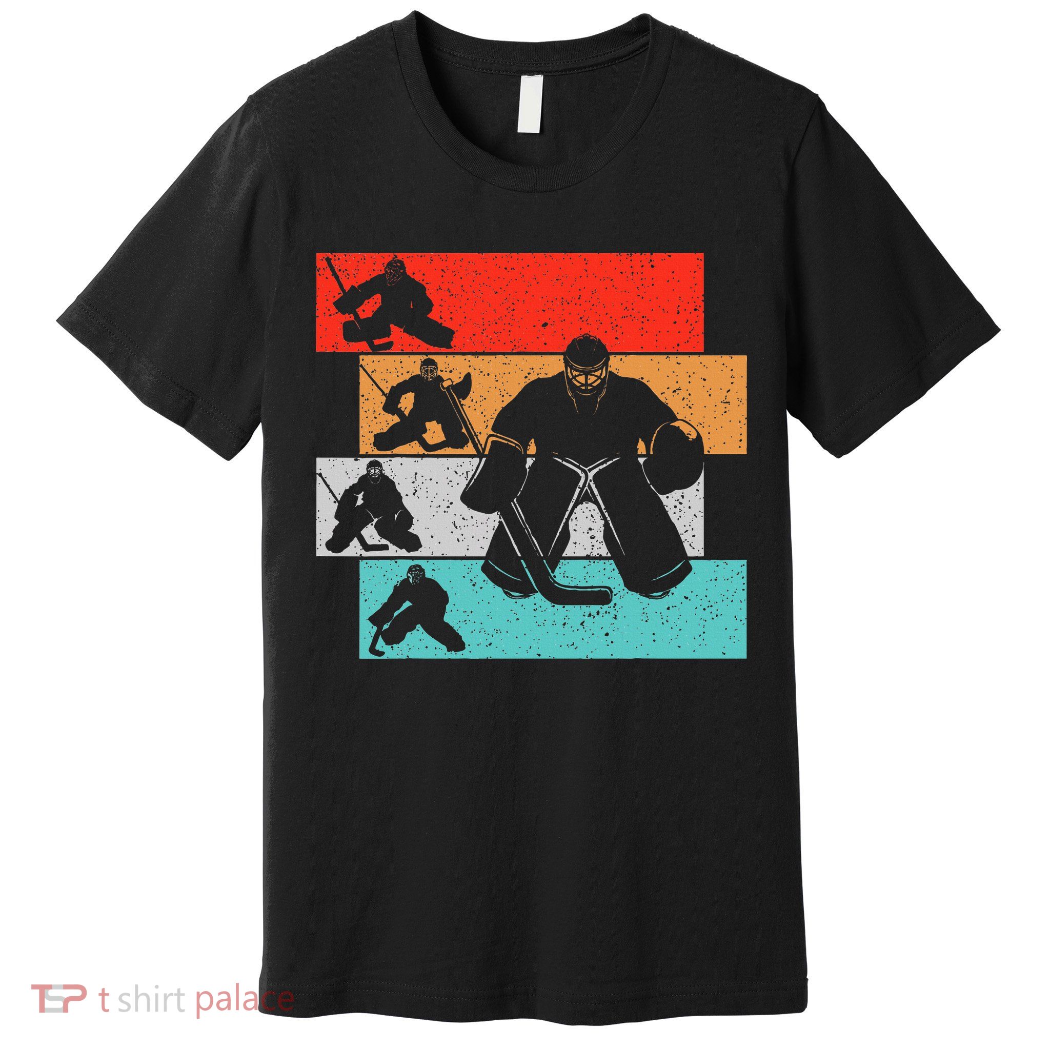 Ice Hockey Goalie Hockey Player Premium T-Shirt