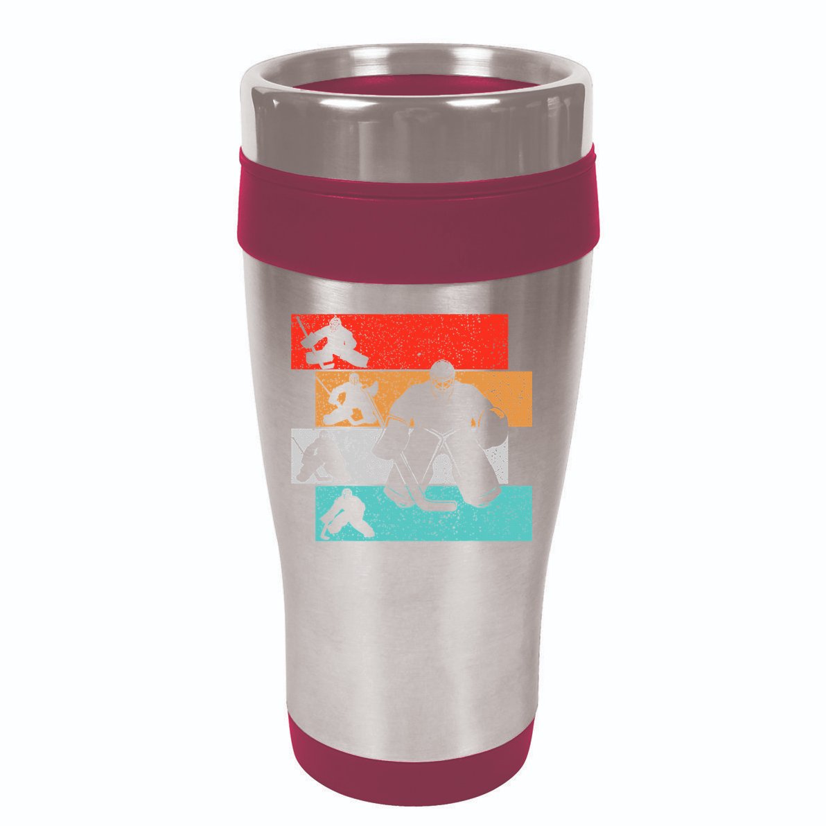 Ice Hockey Goalie Hockey Player 16oz Travel Tumbler