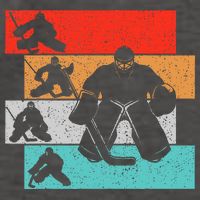 Ice Hockey Goalie Hockey Player Vector Backpack