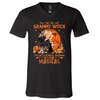 IM He Grammy Witch ItS Like A Normal Grandma Witch Broom V-Neck T-Shirt