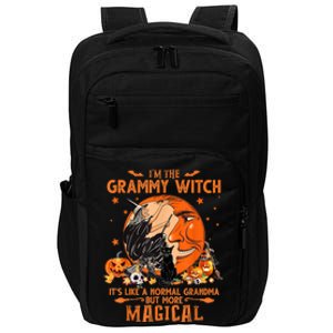 IM He Grammy Witch ItS Like A Normal Grandma Witch Broom Impact Tech Backpack