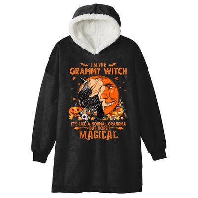 IM He Grammy Witch ItS Like A Normal Grandma Witch Broom Hooded Wearable Blanket