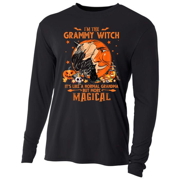 IM He Grammy Witch ItS Like A Normal Grandma Witch Broom Cooling Performance Long Sleeve Crew