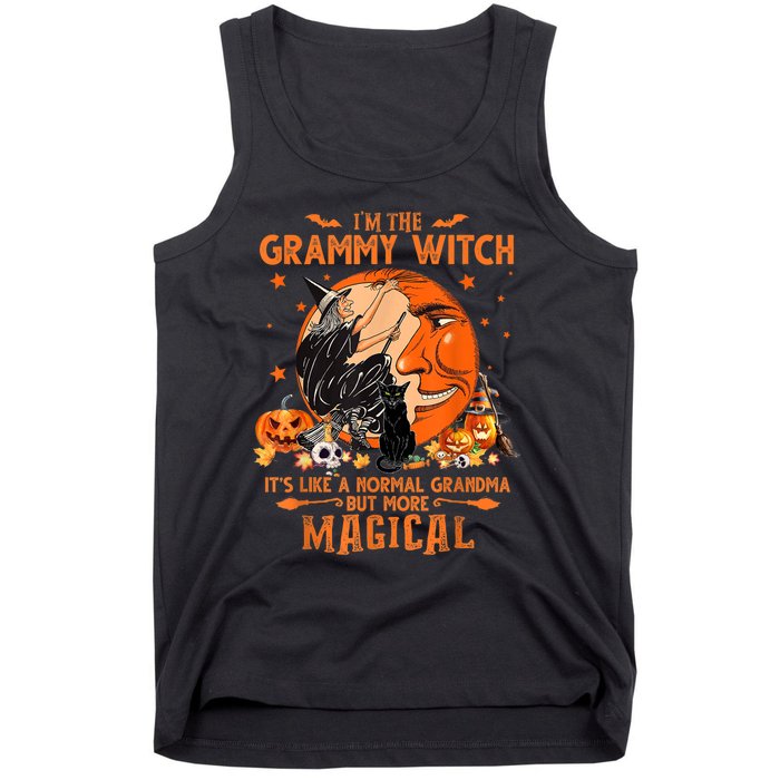 IM He Grammy Witch ItS Like A Normal Grandma Witch Broom Tank Top