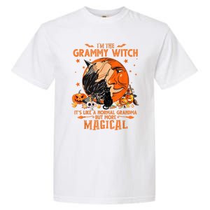 IM He Grammy Witch ItS Like A Normal Grandma Witch Broom Garment-Dyed Heavyweight T-Shirt