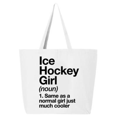 Ice Hockey Girl Definition T Funny &Amp; Sassy Sports 25L Jumbo Tote