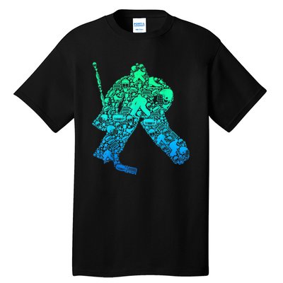 Ice Hockey Goalie Hockey Player Tall T-Shirt