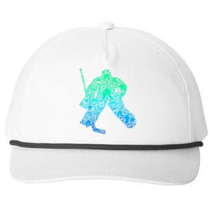 Ice Hockey Goalie Hockey Player Snapback Five-Panel Rope Hat