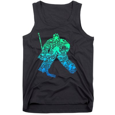 Ice Hockey Goalie Hockey Player Tank Top