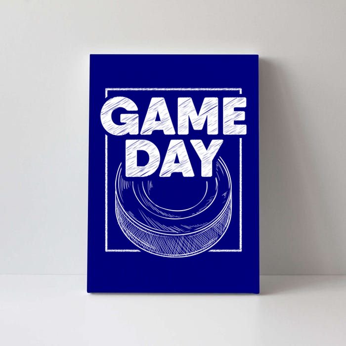 Ice Hockey Game Day Player Coach Team Gift Canvas