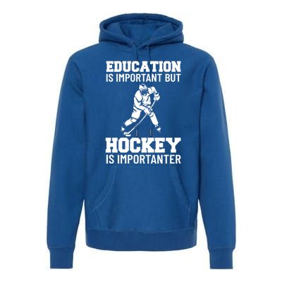 Ice Hockey Gift Premium Hoodie